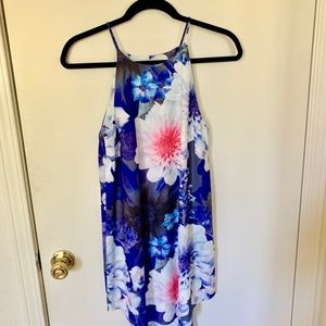 Xenia High Neck Shift dress Spring Fling